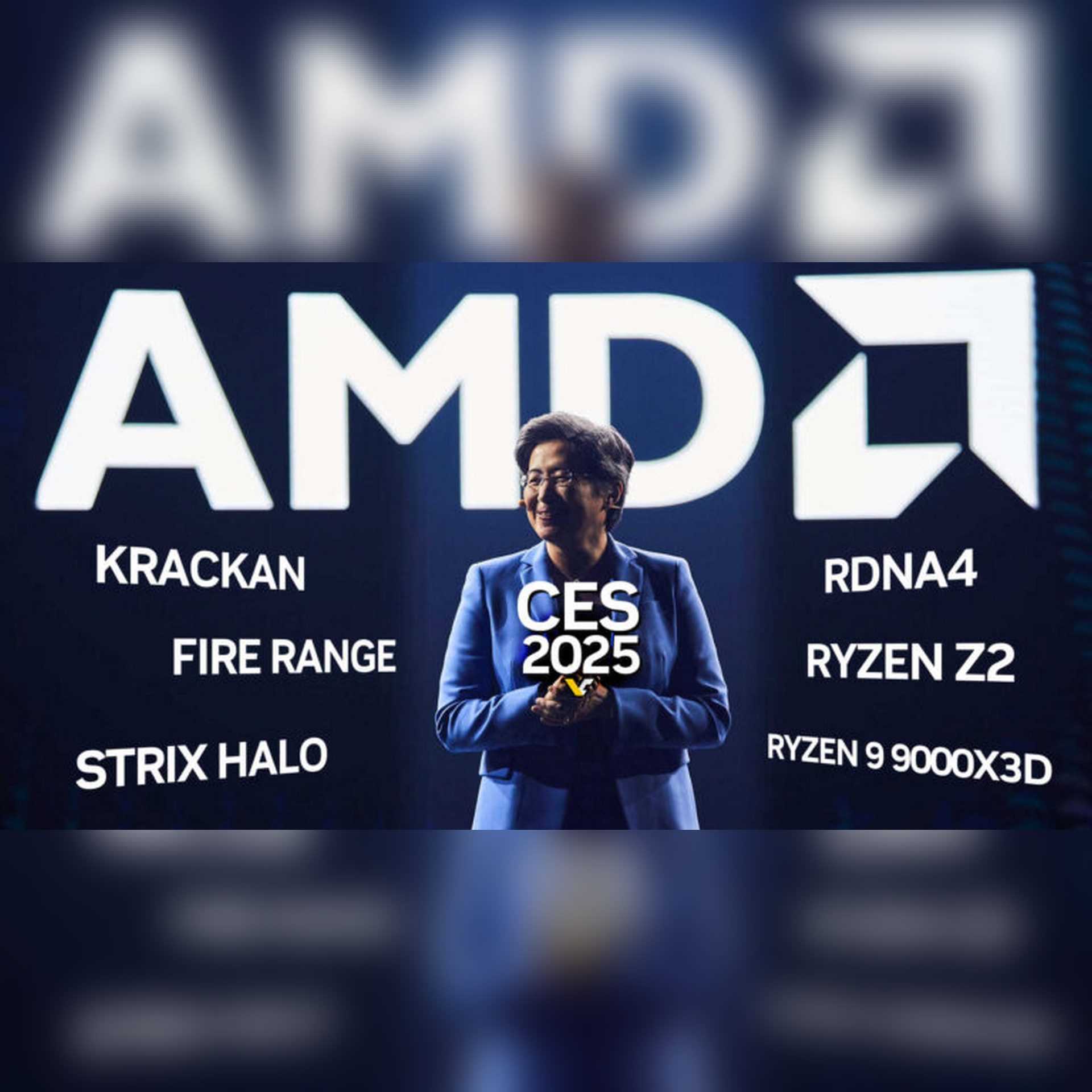 معرفی محصولات AMD در CES 2025: معماری RDNA4، Strix Halo، Fire Range و Ryzen Z2