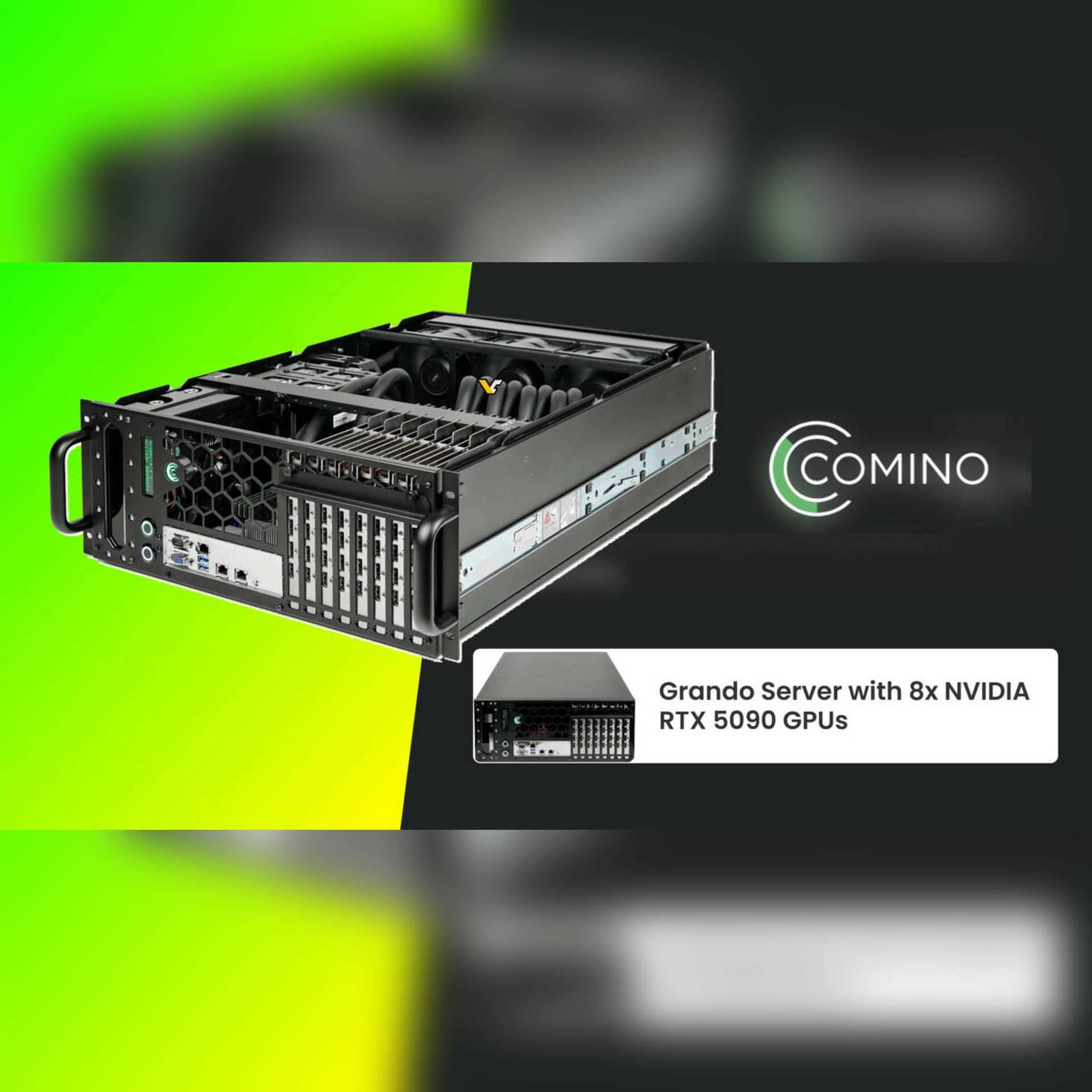 آغاز پیش‌فروش Grando Server کامینو؛ تا 8 کارت RTX 5090 در یک سیستم
