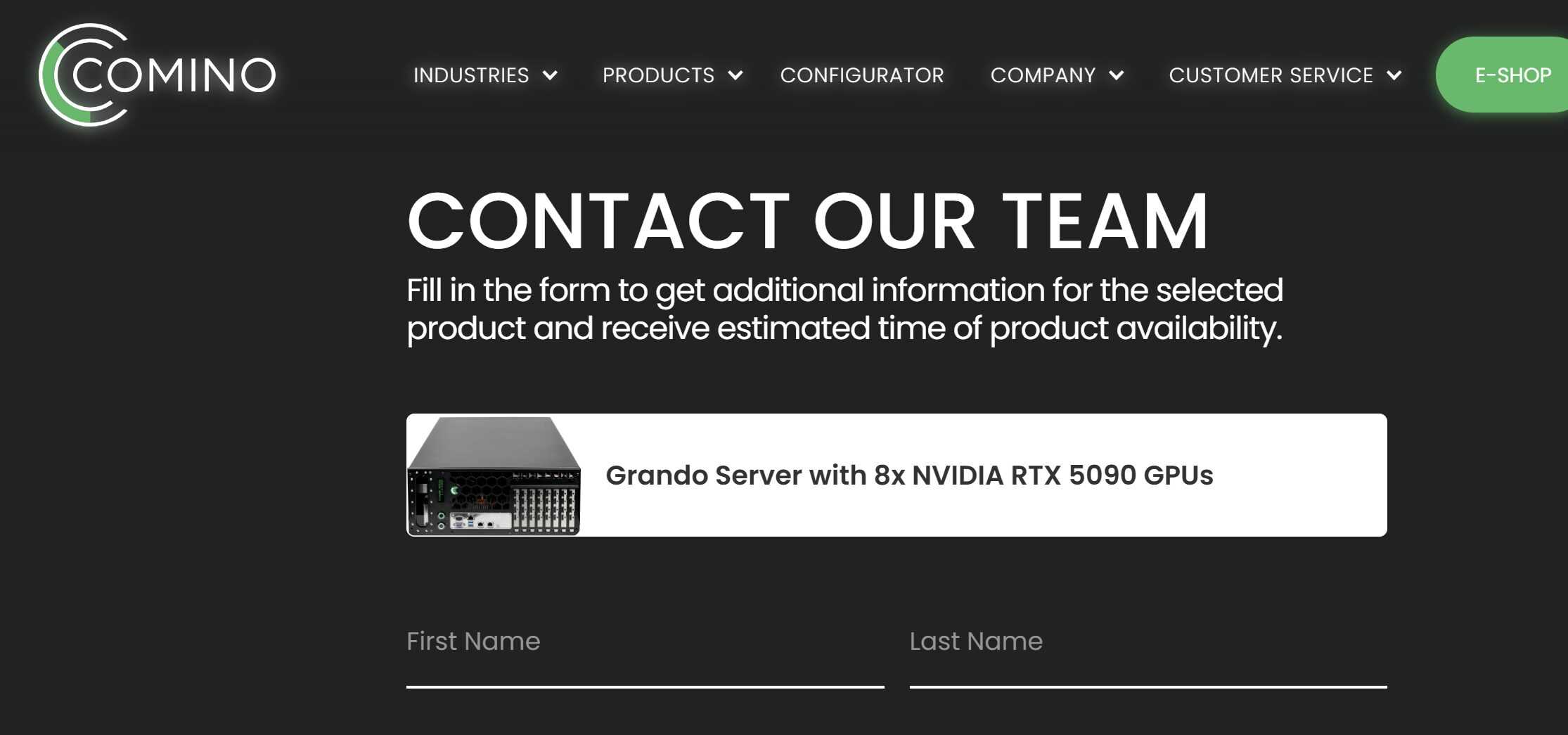 RTX 5090 server