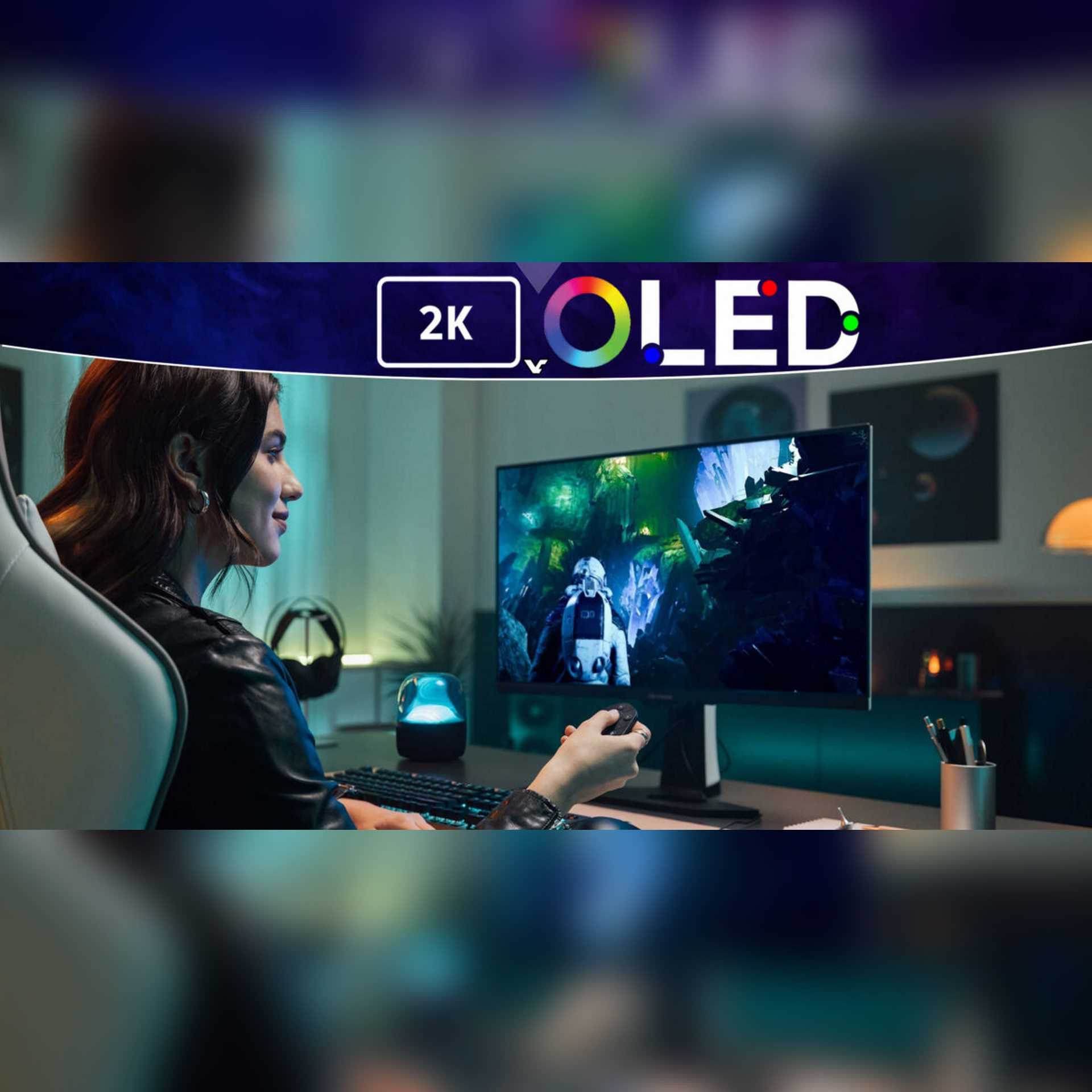 سریع‌ترین مانیتور گیمینگ ویوسونیک | 27 اینچ و نرخ 520 هرتز OLED