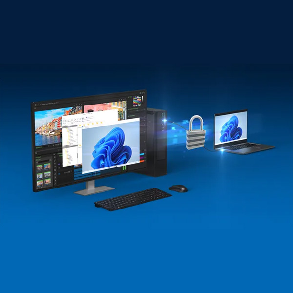 اینتل از درگاه TunderBolt هم تصویر میگیرد هم فایل انتقال می‌دهد.