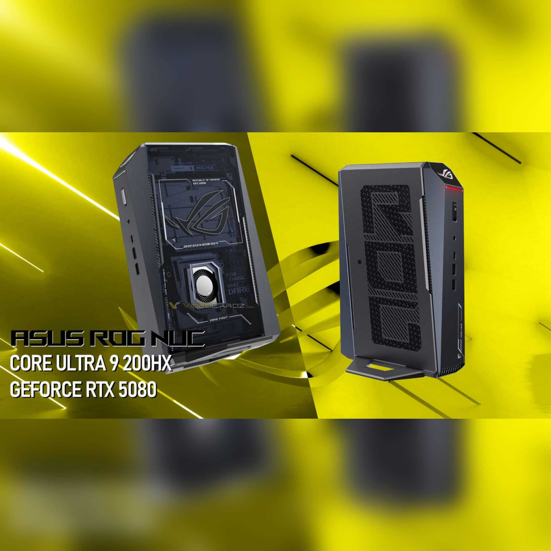 معرفی ASUS ROG NUC 2025: مینی‌کامپیوتری قدرتمند با پردازنده Core Ultra 9 و گرافیک RTX 5080