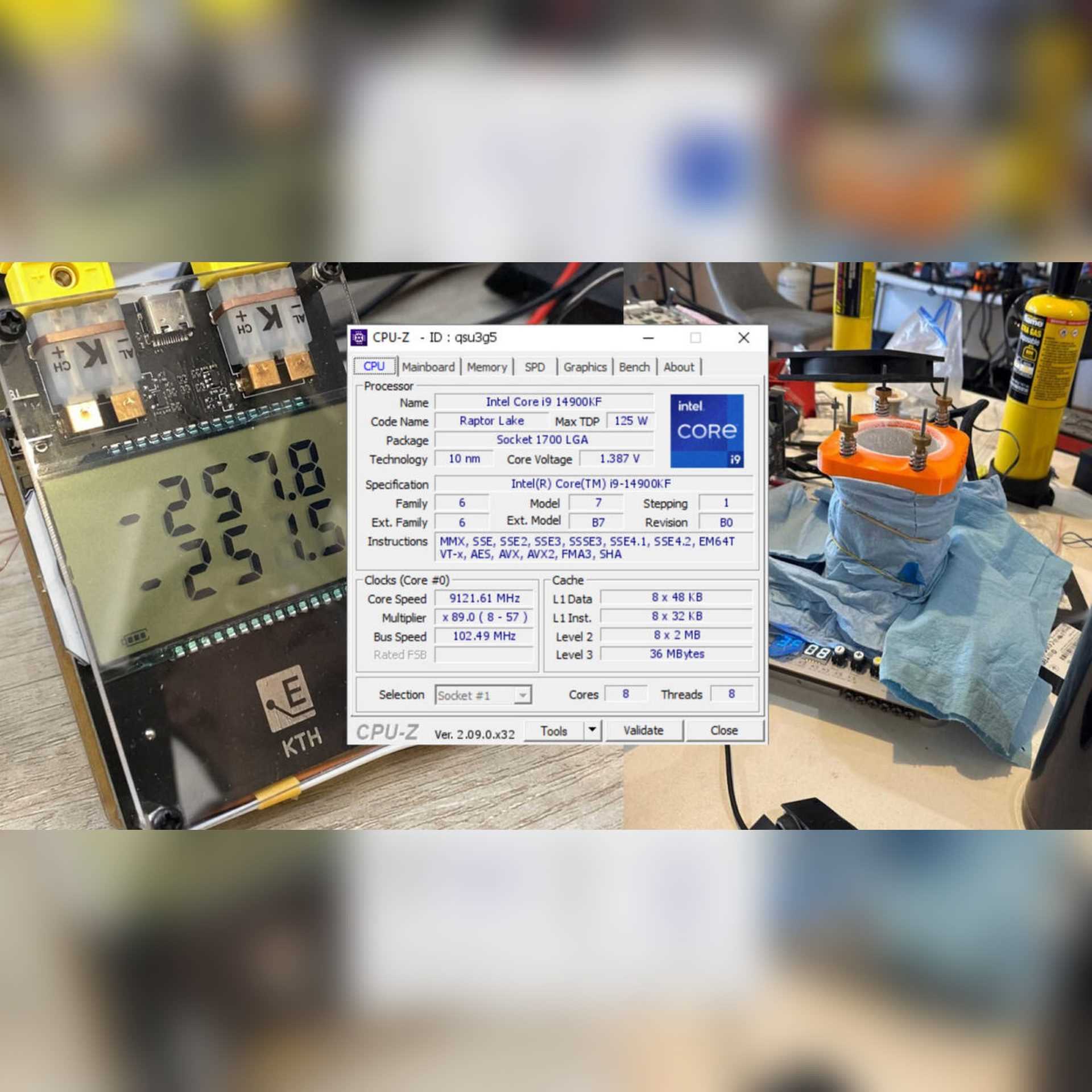 رکورد جهانی Intel Core i9-14900KF | فرکانس باورنکردنی ۹۱۲۶ مگاهرتز توسط اینتل ثبت شد