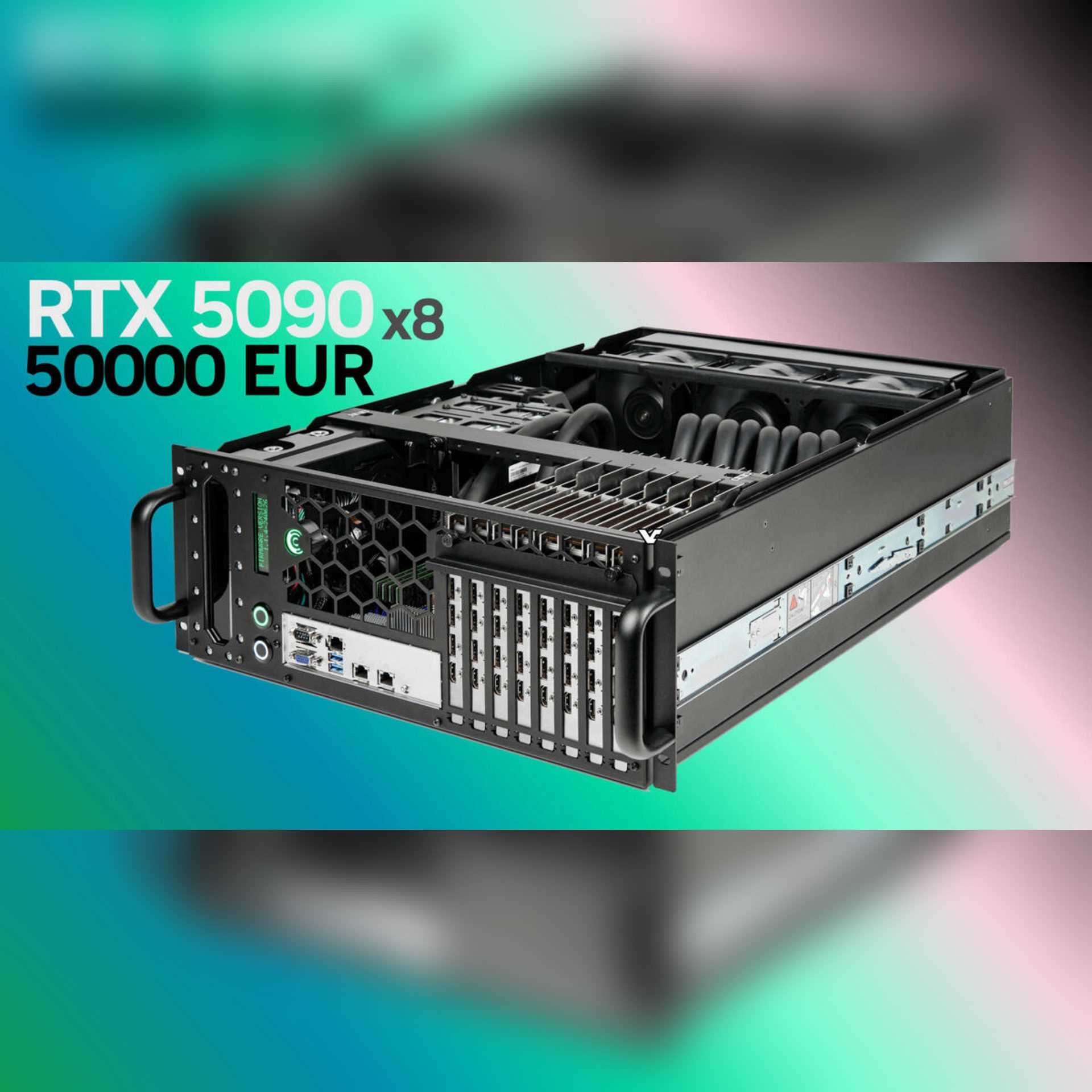سرور GPU با کارت‌های RTX 5090: قدرتمند اما با قیمت نجومی!