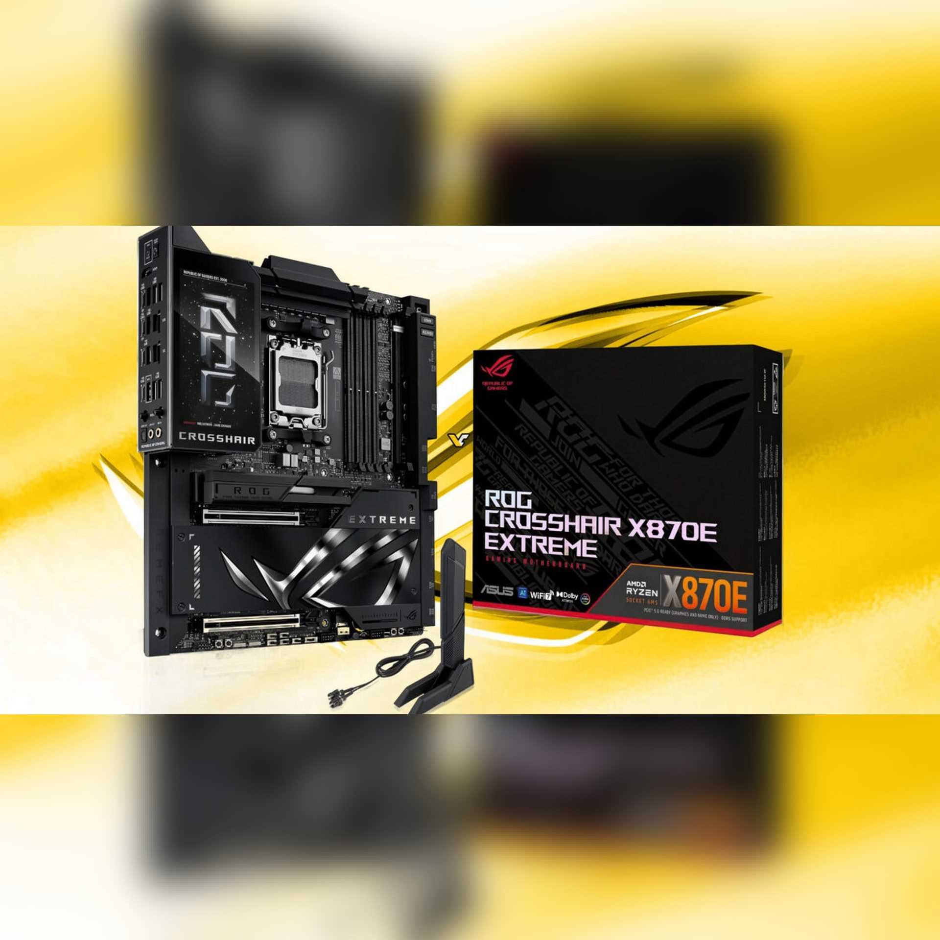 مادربرد ASUS ROG Crosshair X870E EXTREME؛ شاهکار گیمینگ برای Ryzen 9000 با Wi-Fi 7 و امکانات بی‌نظیر!