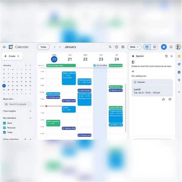 نحوه استفاده از Gemini برای ساده‌تر کردن برنامه‌ریزی در Google Calendar